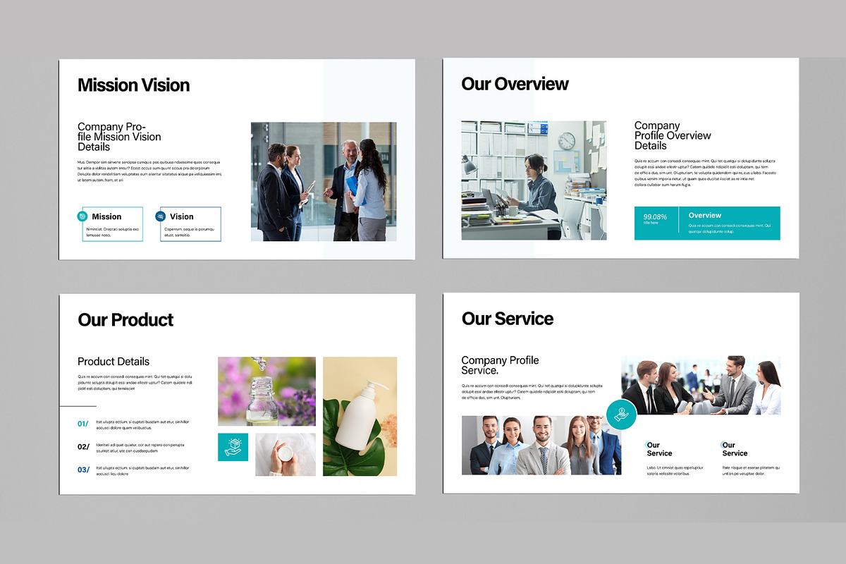 Company Profile Presentation design, a Presentation Template by MightyDesign (Photo 3 of 8)