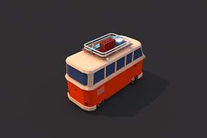 Low Poly Van