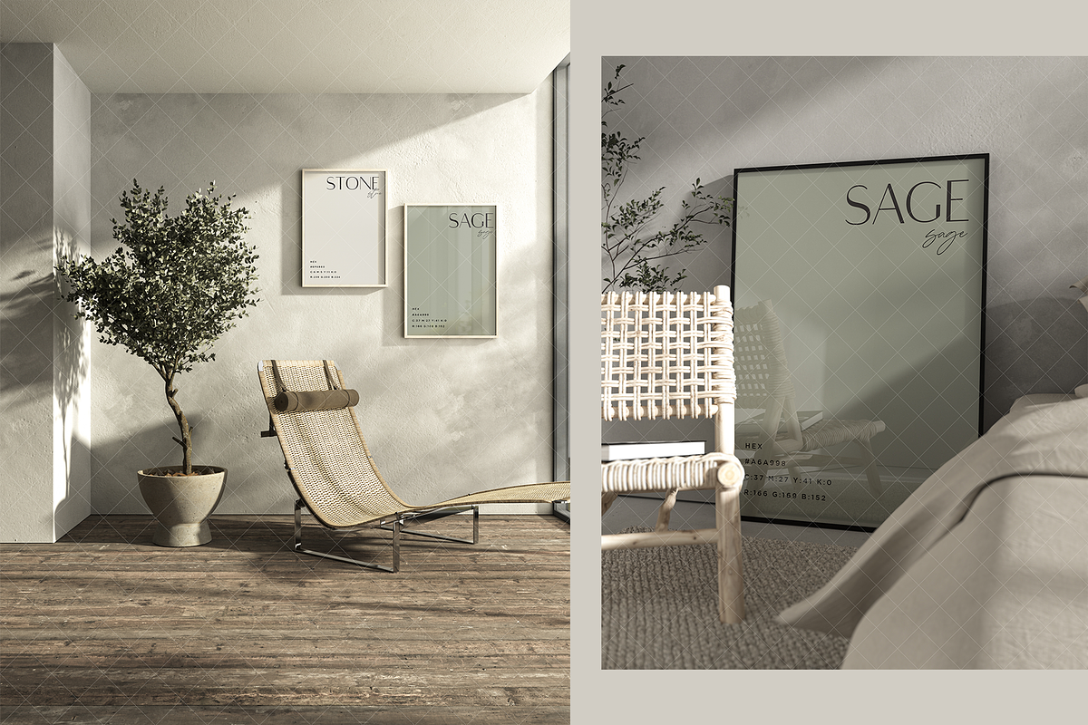 Premium Bundle of 13 Frame Mockups, a Mockup by Merien Mockup (Photo 3 of 8)