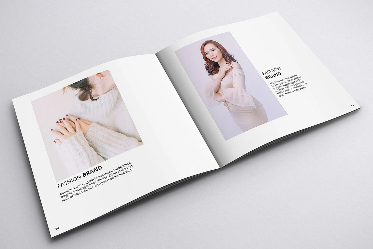 Fashion Lookbook Template, a Magazine Template by retrographix (Photo 4 of 8)
