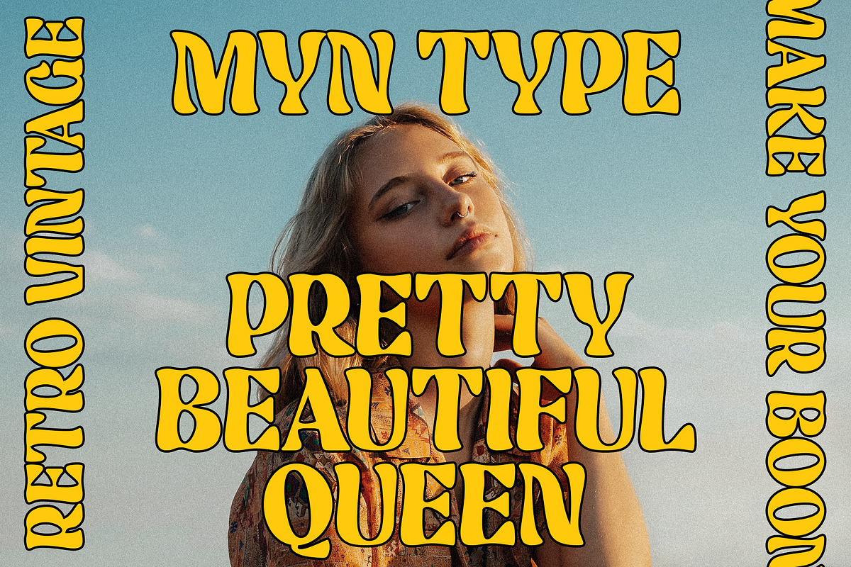 Make Your Boon - Unique Retro Serif, a Serif Font by Myn Type (Photo 13 of 17)