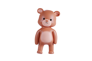 3D Pack Cute Animal Bear