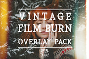Vintage Film Burn Overlay Pack, a Brushes & More by URSAL Supply (Thumbnail 1 of 6)