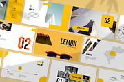 LEMON - Google Slide Presentation, a Presentation Template by Pixelz Studio (Thumbnail 1 of 18)