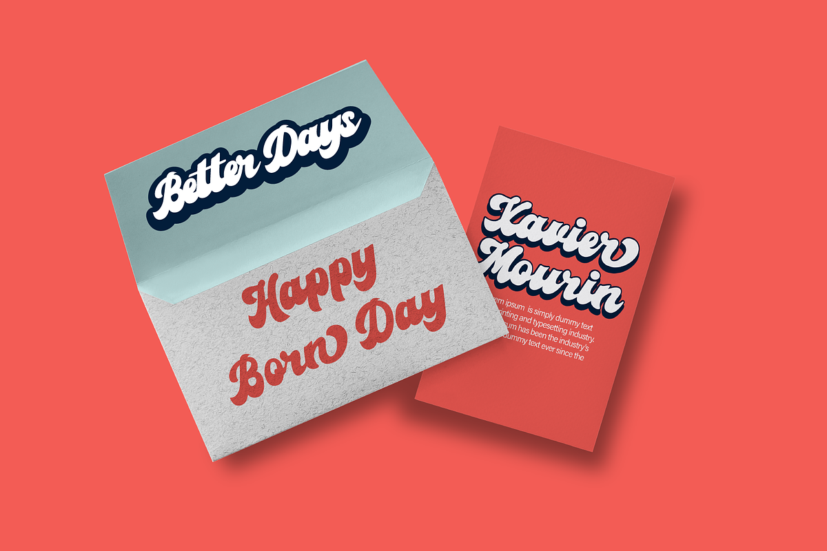 Xavier Mourin Script, a Script Font by Authentic Studio (Photo 5 of 7)