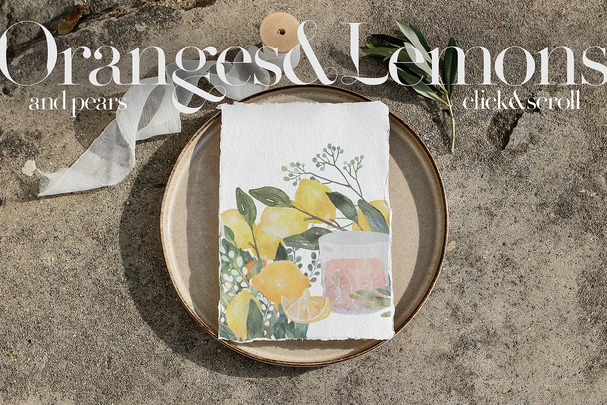 CRUISE - watercolor botany kit, a Texture Illustration by Kaleriia (Photo 5 of 9)