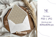 Envelope Liner Mockup 5x7 Card, a Mockup by Mie Mockup Studio (Thumbnail 7 of 7)