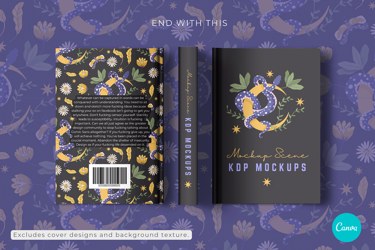 KDP Book Mockups for Canva, a Books & Magazine Mockup by Mockup Scene (Photo 12 of 18)