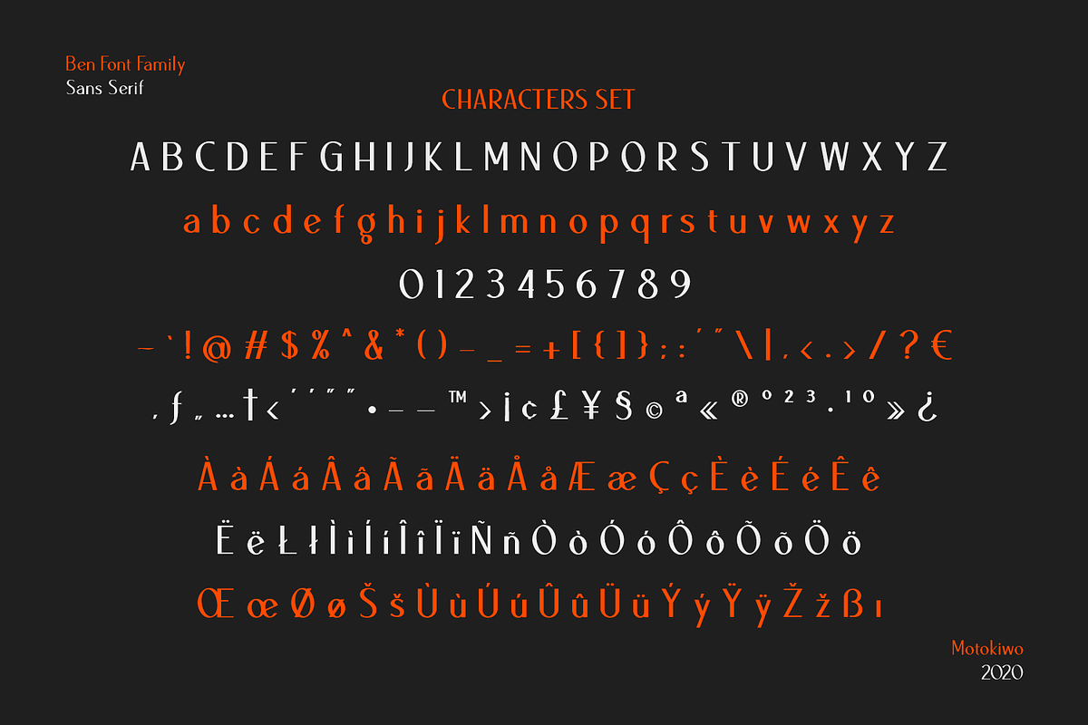 Ben Sans Serif Family, a Sans Serif Font by Motokiwo (Photo 12 of 13)