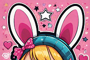 Bunny Girl Power Pack, an Illustration by ETARA by Mea Hau (Thumbnail 3 of 11)