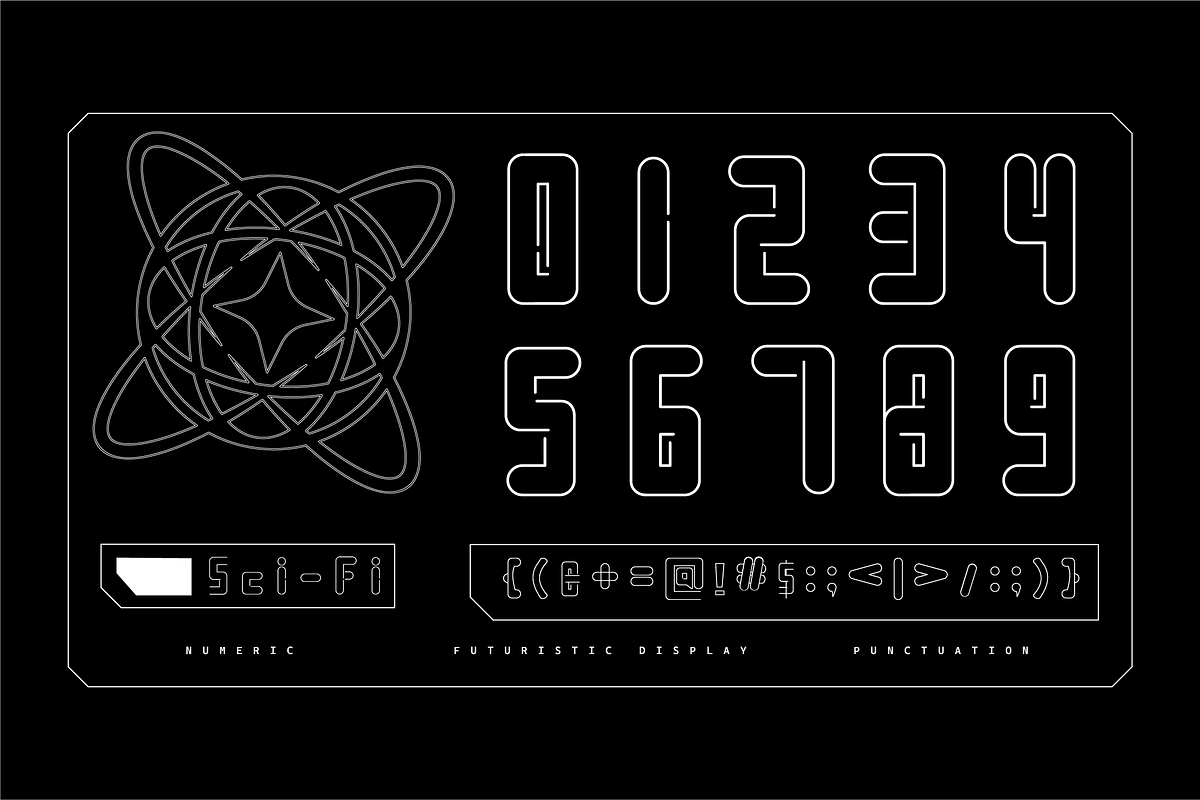 VB Prainer - Futuristic Display Font, a Sans Serif Font by VALIANTBROTHA (Photo 3 of 11)