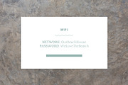 Beach House Info Signs for Airbnb, a Templates & Theme by Kin Studio (Thumbnail 5 of 8)