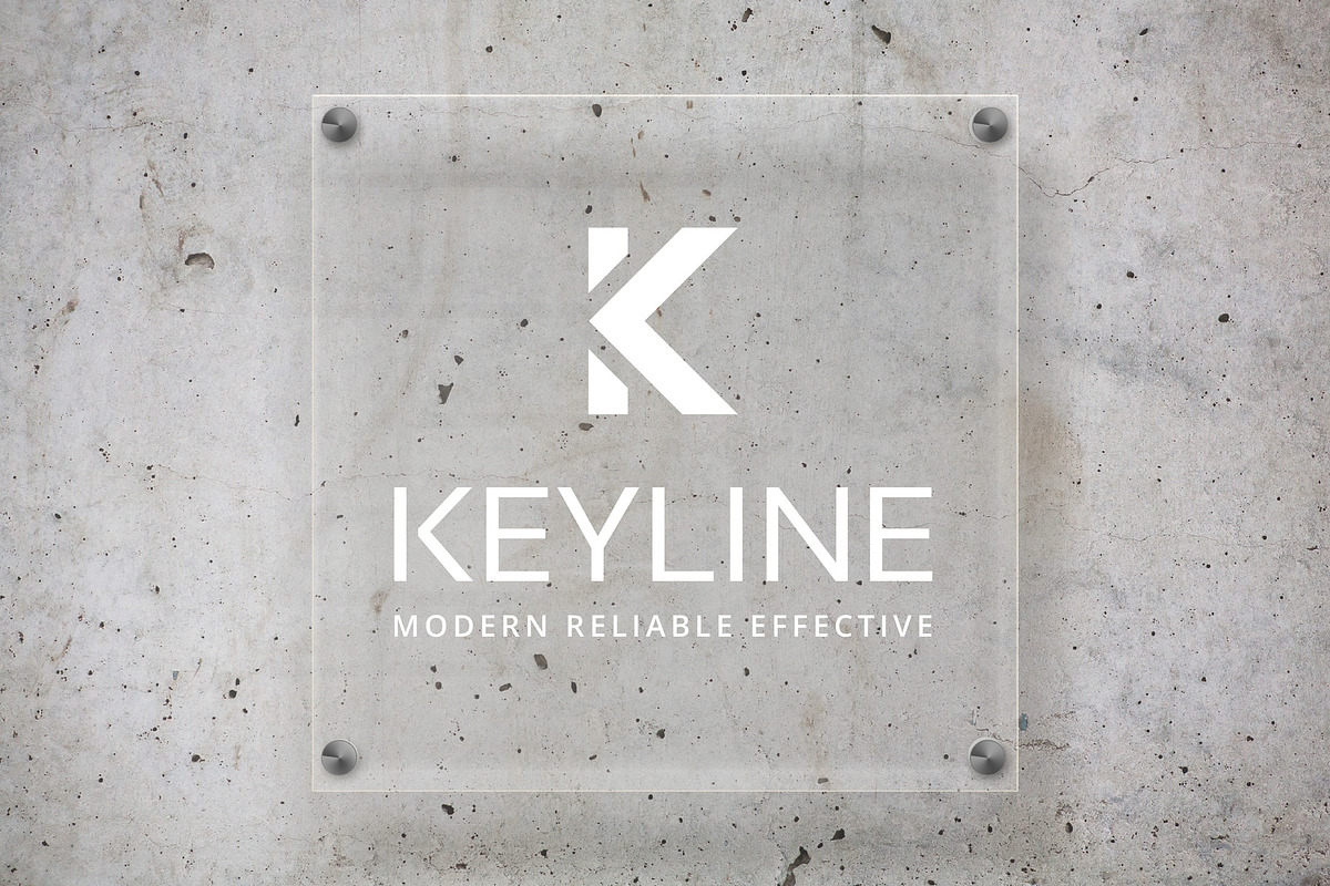 Keyline Letter K Logo Template, a Branding & Logo Template by ...