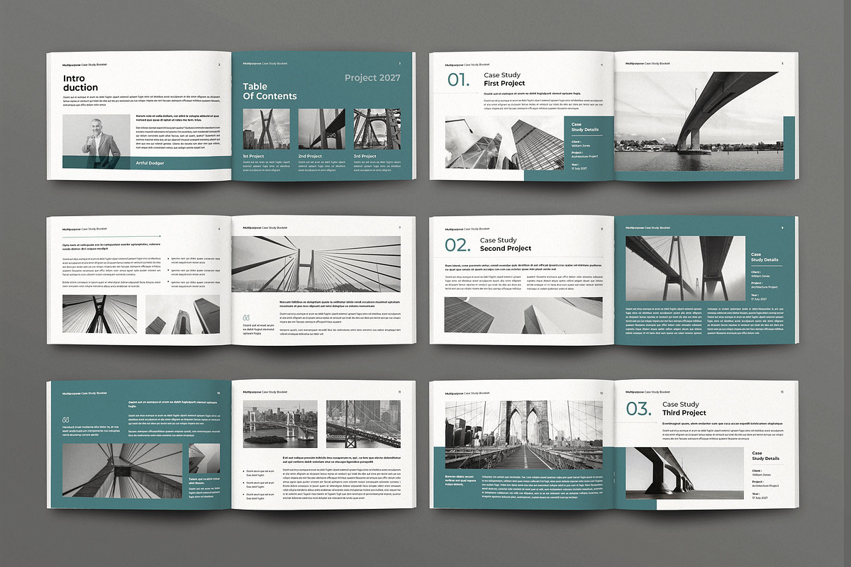 Case Study Booklet Landscape, a Brochure Template by Seeing-art (Photo 10 of 10)