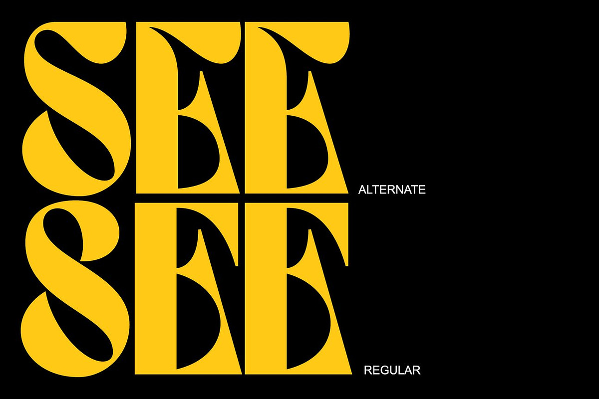 Flores - Modern Display Font, a Sans Serif Font by Luna Shop (Photo 4 of 11)
