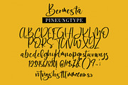 Bermesta, a Script Font by pineungtype (Thumbnail 8 of 8)