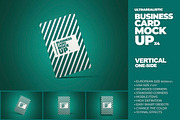 Vertical One Side Card Mockup x4, a Product Mockup by SmartDesigns (Thumbnail 1 of 9)