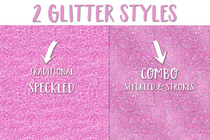 Pinks Digital Glitter Paper