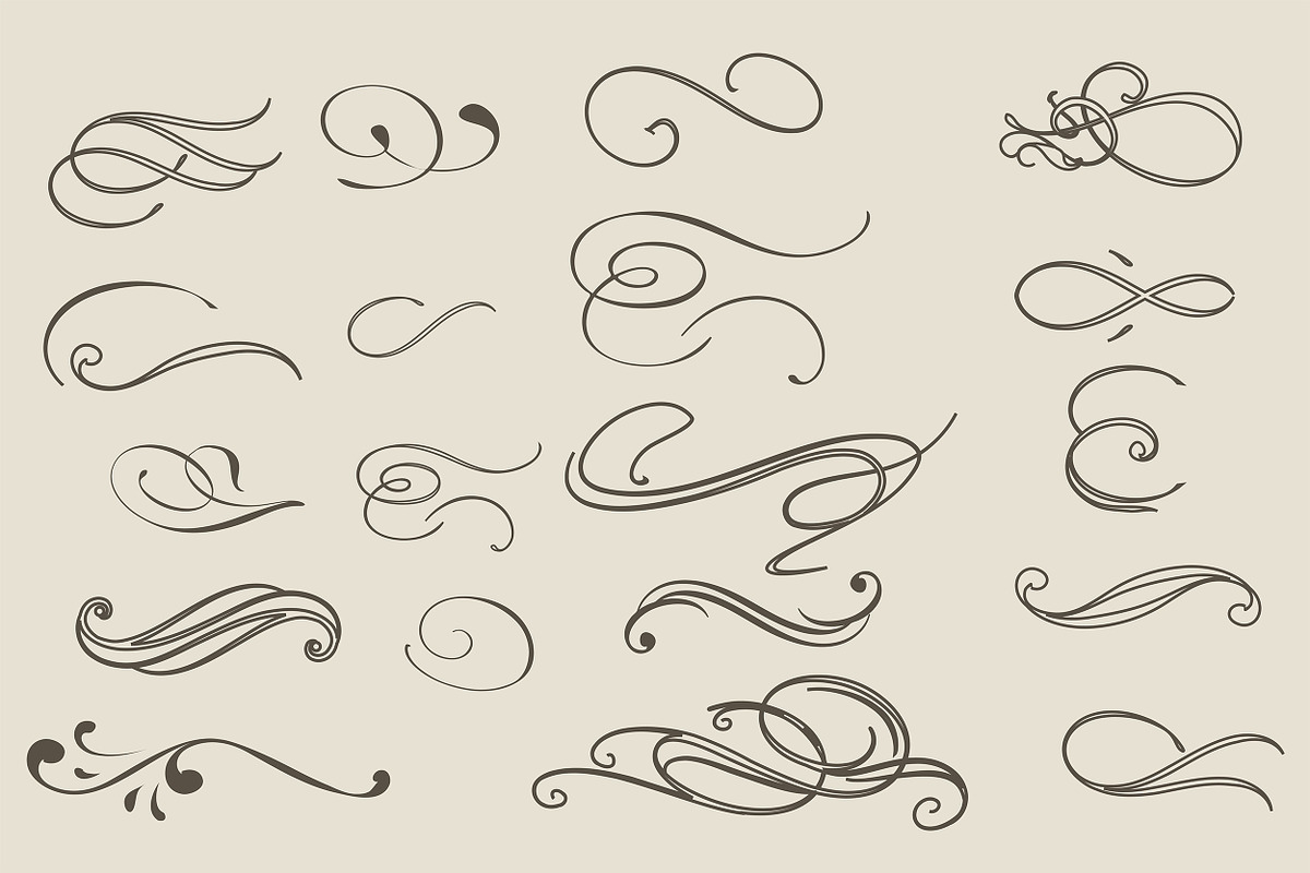 Hand drawn vintage ornaments set, an Object Graphic by FleurArt (Photo 5 of 10)