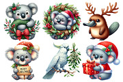 Australia Christmas Clipart Bundle, an Illustration by Pixels.Craft (Thumbnail 2 of 7)