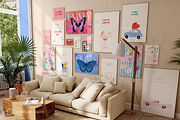 Modern Art Gallery 7, a Graphic by Wall Art Print Studio (Thumbnail 2 of 16)
