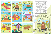 Capybara clipart, patterns, designs, an Animal Illustration by Lexi Claus (Thumbnail 3 of 8)