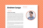 Clear Resume / CV Template, a Resume Template by The Path (Thumbnail 4 of 4)