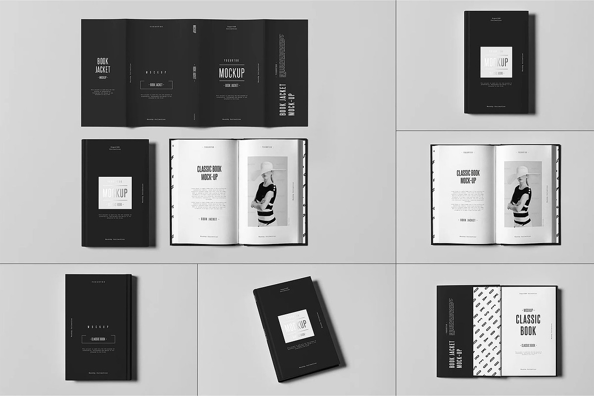 Book / Book Jacket Mock-up, an Advertising Mockup by zippypixelstudio (Photo 1 of 11)