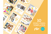 Instagram Post Template For Canva, a Social Media Template by DreamColor (Thumbnail 2 of 5)
