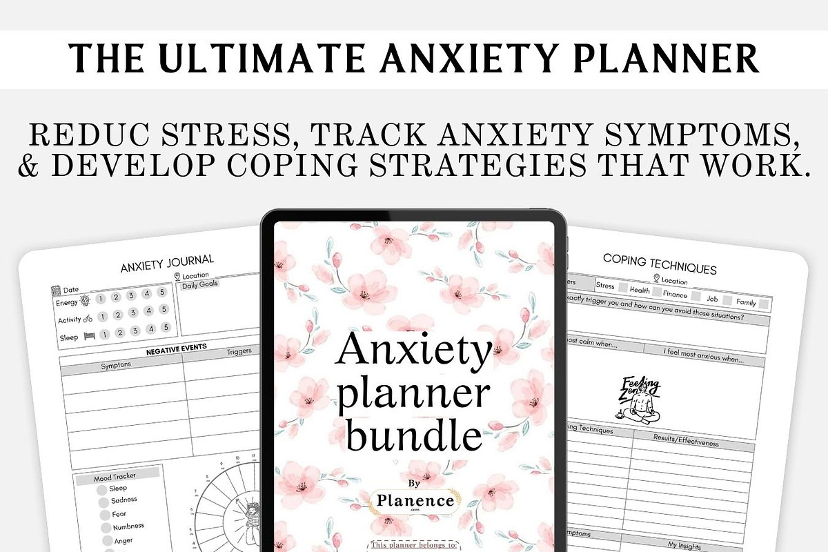The Ultimate Mental Health Workbooks, a Print Template by Planence (Photo 13 of 28)