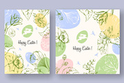Easter Greeting Templates, a Card Template by Vector beauty (Thumbnail 2 of 3)