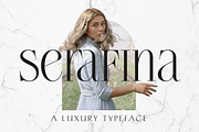 Serafina - Elegant Serif, a Serif Font by Genilson Santos (Thumbnail 1 of 17)