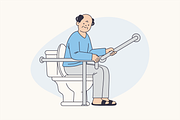 Connected Safe Seniors Illustration, an Object Graphic by Jump Studio (Thumbnail 7 of 12)