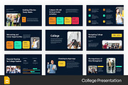 College Study GSlides, PPoint, a Presentation Template by Fit-tee (Thumbnail 1 of 4)