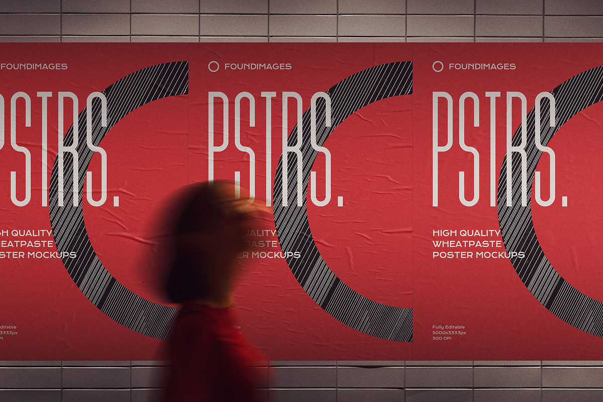 34 poster mockup bundle, an Advertising Mockup by FoundImages (Photo 21 of 34)