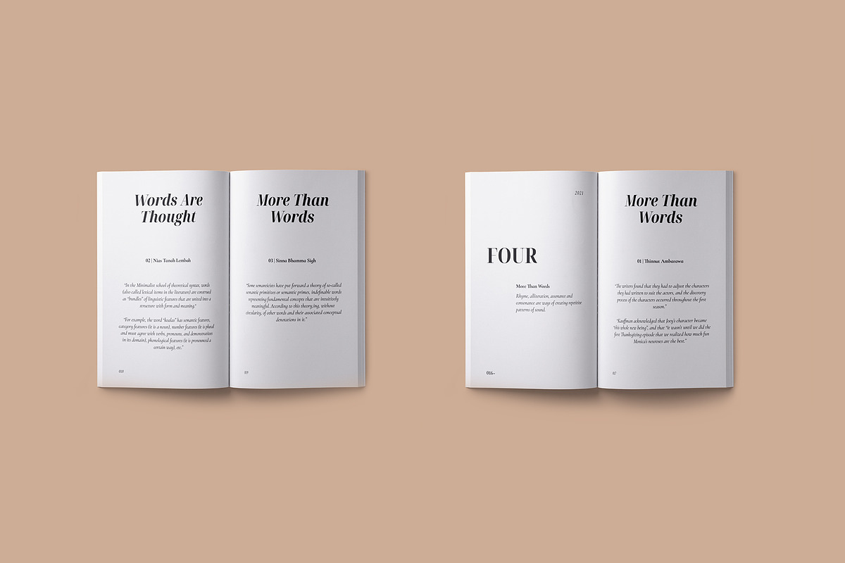 Quote Pocketbook Template, a Stationery Template by Meknya (Photo 13 of 13)
