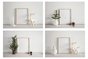 Christmas Frame Mockup Bundle, a Household Mockup by Saguaro Digital (Thumbnail 3 of 8)