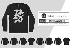 Next Level 3601 Longsleeve Mockups