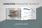 Animated Magazine Mockup | Landscape, a Print Template by wowproduction (Thumbnail 2 of 2)