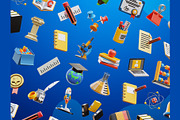 Education 3D Icons, an Object 3D Model by Rakata Studio (Thumbnail 6 of 7)