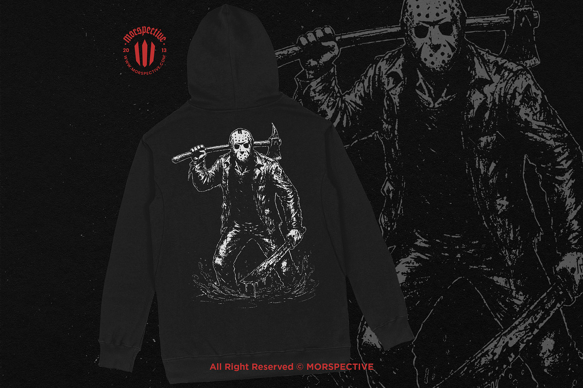 10 Bundle Dark Art Voorhees Slaug, an Illustration by Morspective (Photo 4 of 7)