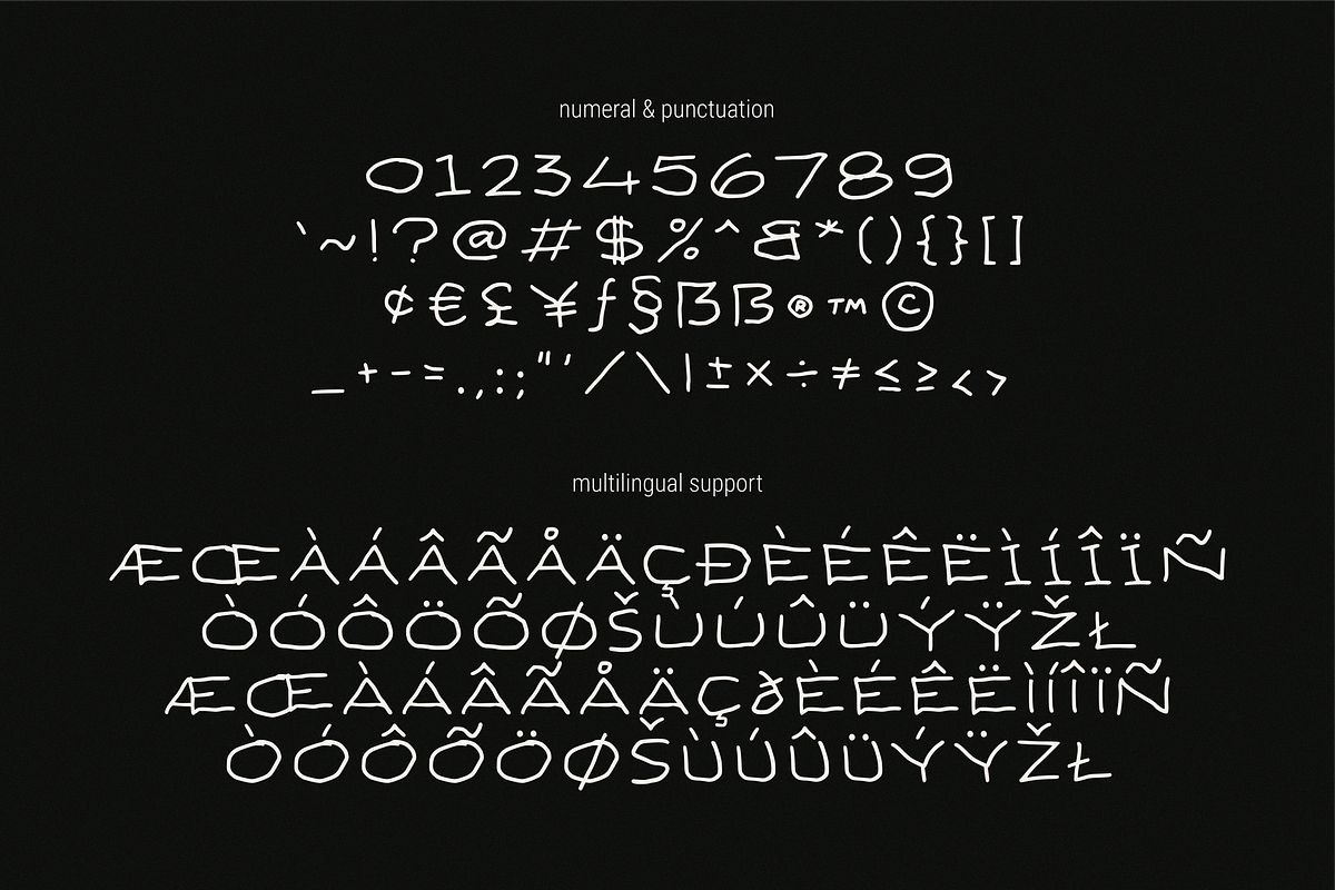 Blickmitel Handwritten Font, a Handwritten Font by 24Design Studios (Photo 7 of 7)