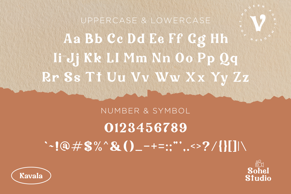 Kavala - Modern Serif, a Serif Font by Sohel Studio (Photo 13 of 15)
