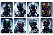 Robot Profile Photos, a Technology Illustration by EMP Design (Thumbnail 3 of 3)