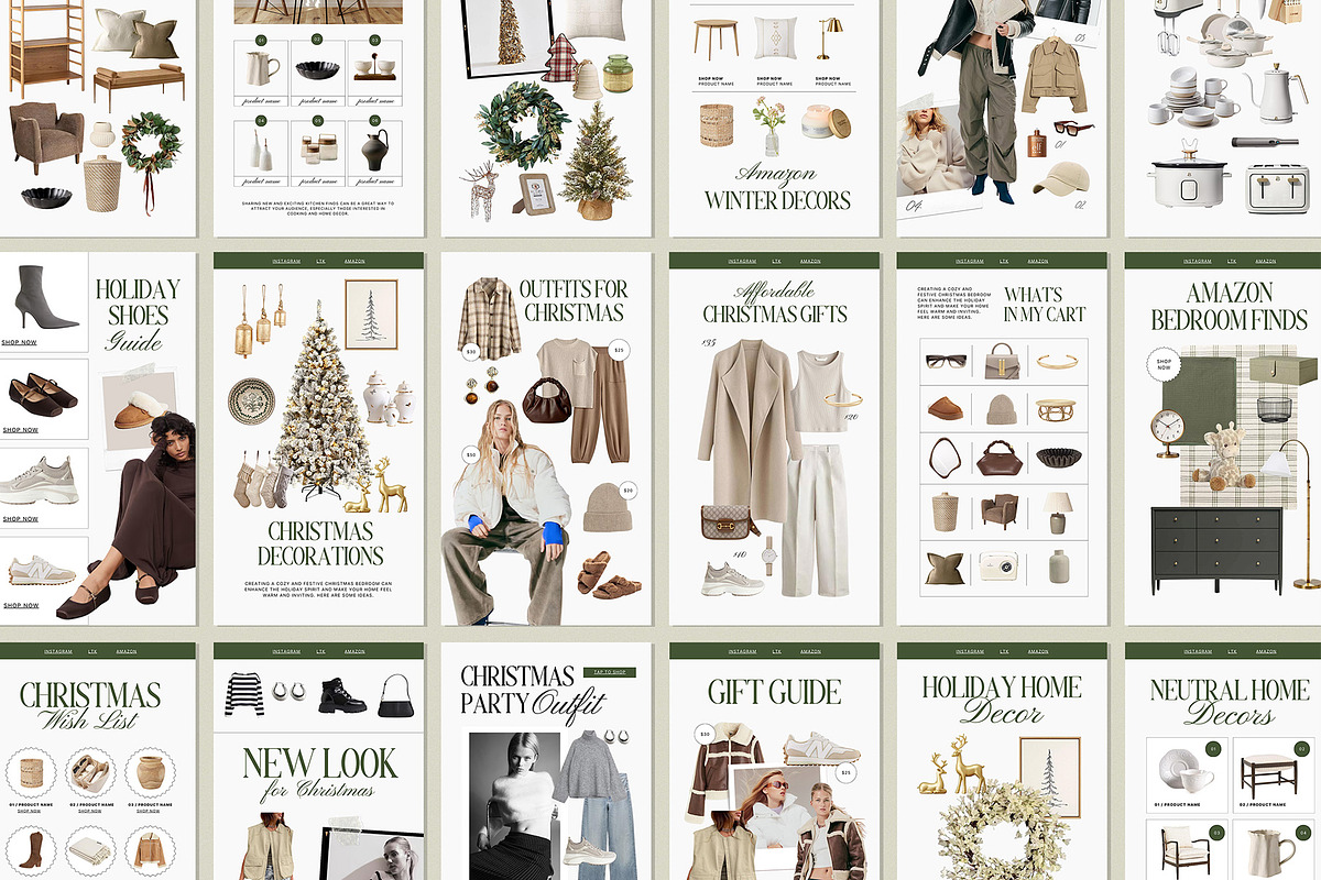 40 Christmas LTK Instagram Story, a Social Media Template by Amaré Creative (Photo 6 of 6)