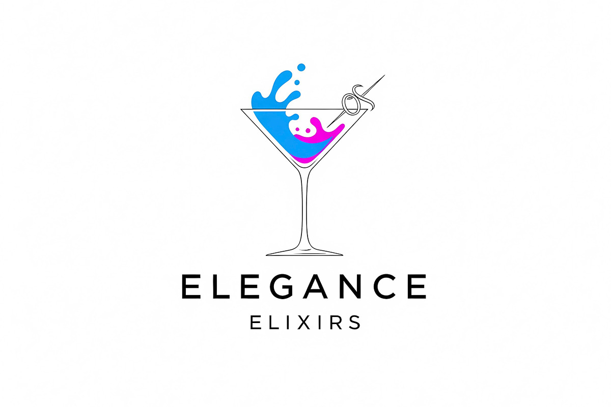 Elegance Elixirs Cocktail, a Branding & Logo Template by Logocreative (Photo 1 of 2)