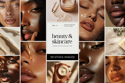 Beauty Skincare Stock Images Bundle