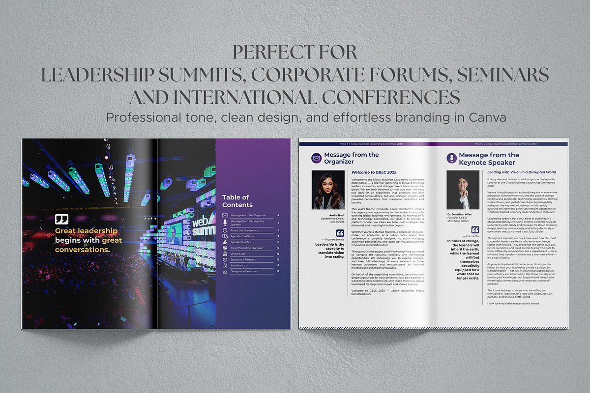 Business Conference Program Book preview 2