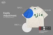 Boxy T Shirts Mockup, a Shirt Mockup by Pipello Grafik (Thumbnail 2 of 3)