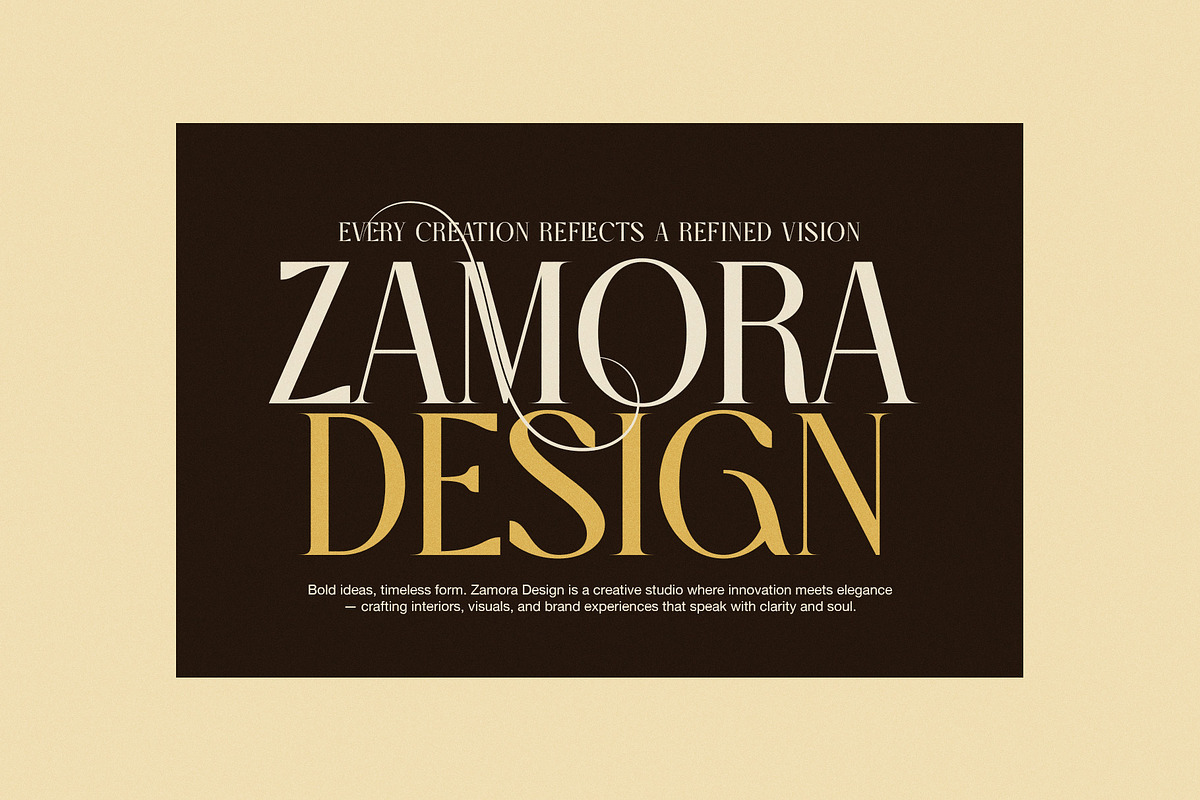 Glamor Elegant Serif Font, a Serif Font by Graphicxell (Photo 2 of 8)